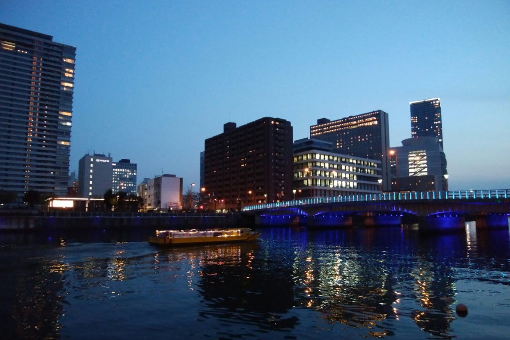 中之島リバークルーズ 夕方の景色５